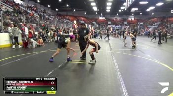 75 lbs Cons. Round 2 - Paityn Haight, Grayling Grapplers vs Michael Breitfeld, Hook And Catch WC