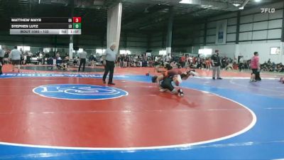 132 lbs Champ. Round 1 - Matthew Mayr, 84 Athletes vs Stephen Lutz, Legacy Dragons