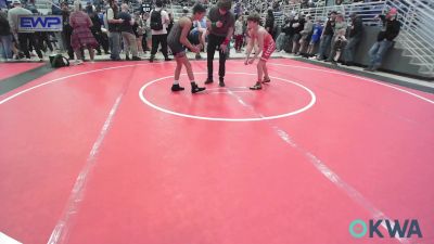 86 lbs Rr Rnd 2 - Ryan Noll, Claremore Wrestling Club vs Dylan Reed, Pawhuska Elks Takedown