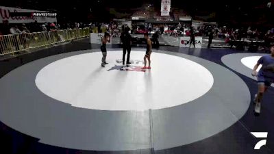 All Cadet Boys Freestyle Lower - 100 lbs Semis - Ausome Guillermo, Coachella Valley Wrestling Club vs Lennox Cruzat, Mad Dawg Wrestling Club