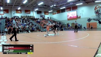 165 lbs 1st Place Match - Brody Zoul, Buckeye (Medina) vs Talon Boyd, Ashland