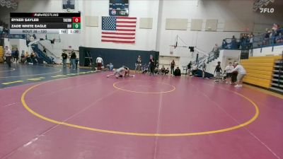 120 lbs Quarterfinal - Ryker Sayler, Thermopolis Middle School vs Zade White Eagle, Riverton Middle School