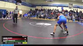 152 lbs 3rd Place Match - Javier Nunez, River View vs Rufino Gonzalez, Warden