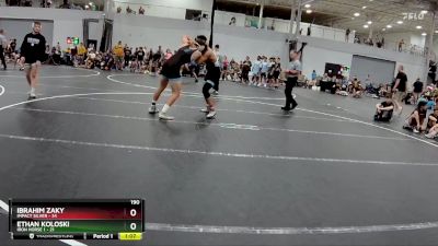 190 lbs Round 3 (8 Team) - Ethan Koloski, Iron Horse 1 vs Ibrahim Zaky, Impact Silver