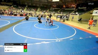 96 lbs Quarterfinal - Hunter White, Dark Cloud Wrestling Club vs Brayden Franklin, R.A.W.