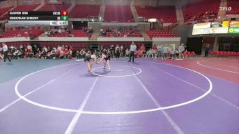 144 lbs Round 2 - Quarters & 1st Wb (16 Team) - Jasper Kim, Cedar Park Vista Ridge vs Jonathan Shevat, Round Rock