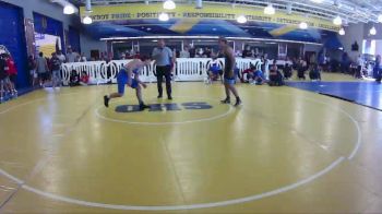 144 lbs Champ. Round 3 - Mason Basile, Tampa Tiger Wrestling Club vs Carson Green, Well Trained