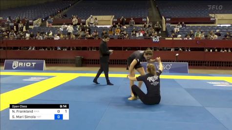 Nadia Frankland vs Salla Mari Simola 2024 Pan IBJJF Jiu-Jitsu No-Gi Championship