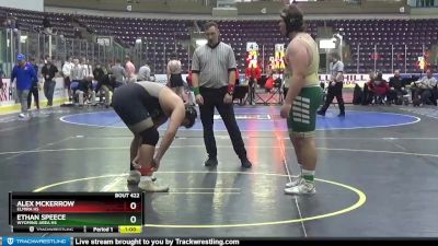 285 lbs Cons. Round 4 - Ethan Speece, Wyoming Area Hs vs Alex Mckerrow, Elmira HS