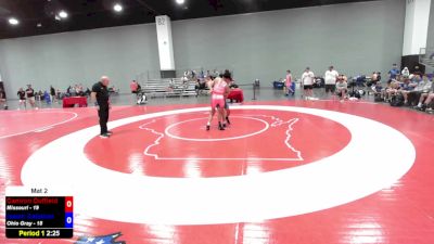 150 lbs Camron Duffield, Missouri vs Isaiah Callahan, Ohio Gray