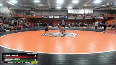 106 lbs Quarterfinal - Braden Griffith, Fruitland vs Chase Craner, Buhl