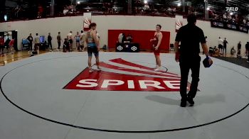 77 kg Cons. Round 1 - Aliaksandr Kikiniou Jr, California vs Nicolas Lozano, WAR Training Center