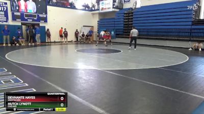 174 lbs Quarterfinal - Devhante Hayes, Unattached vs Hutch Lynott, Chicago