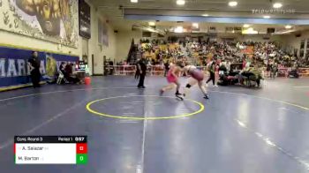 189 lbs Cons. Round 3 - Angela Salazar, Santa Ana vs Maryjane Barton, La Quinta