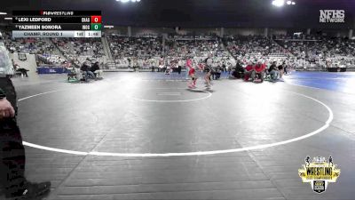 G5A-100 lbs Champ. Round 1 - Yazmeen Sonora, INOLA (Girls) vs Lexi Ledford, CHANDLER (Girls)