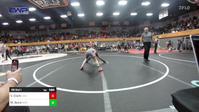 84 lbs Rr Rnd 1 - Victor Clark, Lions Wrestling Academy vs Max Burd, Weatherford Youth Wrestling