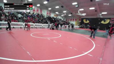 115 lbs Cons. Round 2 - Evynn Kilby, Olympian vs Lia Uc, Oxnard