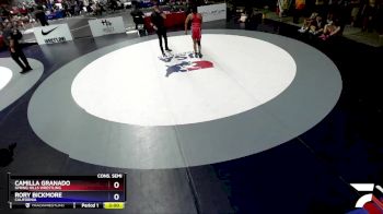 170 lbs Cons. Semi - Camilla Granado, Spring Hills Wrestling vs Rory Bickmore, California