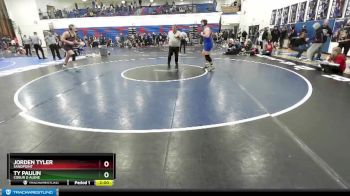 195 lbs Quarterfinal - Ty Paulin, Coeur D Alene vs Jorden Tyler, Sandpoint