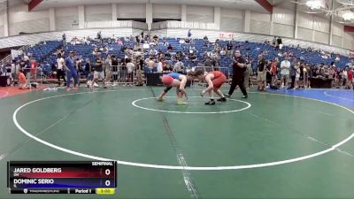 157 lbs Semifinal - Jared Goldberg, OH vs Dominic Serio, IL