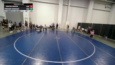 140 lbs Champ. Round 1 - Denton Martin, Utah vs Bridger Goddard, Utah