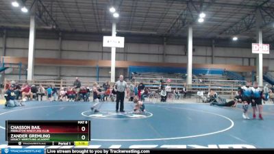 66 lbs Cons. Semi - Zander Gremling, Legacy Wrestling Academy vs Chasson Bail, Middleton Wrestling Club