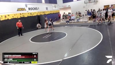 175 lbs Quarterfinal - Jax Jobe, WAR Wrestling Club vs Sawyer Hofmann, Desert Mountain Wrestling Club