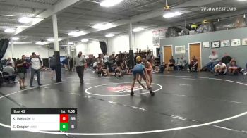 113 lbs Rr Rnd 3 - Kannon Webster, Southern Illinois vs Easton Cooper, Crass Trained