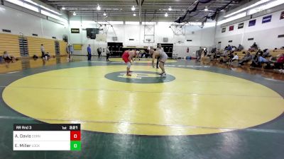 285E lbs Rr Rnd 3 - Ashton Davis, Cornell vs Ethan Miller, Lock Haven