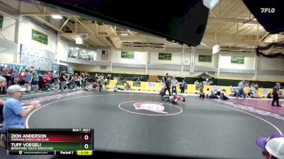 70 lbs Cons. Round 5 - Tuff Voegeli, Beresford Youth Wrestling vs Zion Anderson, Sheridan Wrestling Club