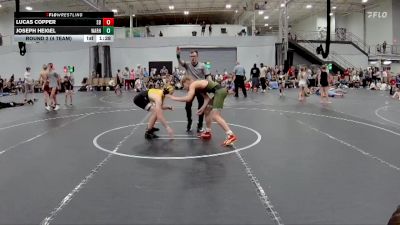 120 lbs Round 2 (4 Team) - Lucas Copper, Smitty`s Barn vs Joseph Heigel, Warhawks