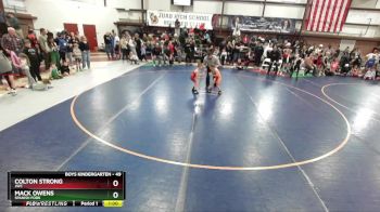 49 lbs Cons. Round 2 - Mack Owens, Spanish Fork vs Colton Strong, JWC