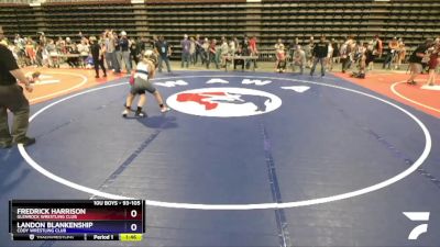 93-105 lbs Semifinal - Fredrick Harrison, Glenrock Wrestling Club vs Landon Blankenship, Cody Wrestling Club