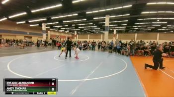 99-119 lbs Round 2 - Andy Thomas, Scots Wrestling Club vs Dylann Alexander, Texas Select Wrestling