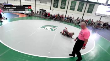 135-143 lbs Cons. Round 2 - Peter Kabene, Aurora (West Aurora) vs Gage Goetz, Young Guns Wrestling Club