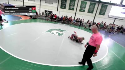 135-143 lbs Cons. Round 2 - Peter Kabene, Aurora (West Aurora) vs Gage Goetz, Young Guns Wrestling Club