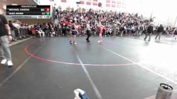 126 lbs Quarterfinal - Michael Canova, North Attleborough vs Alex Javier, Somerset Berkley