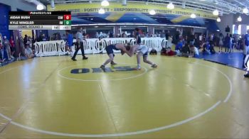 144 lbs Cons. Round 3 - Kyle Wingler, Heritage WC vs Aidan Bush, Category 5 Wrestling