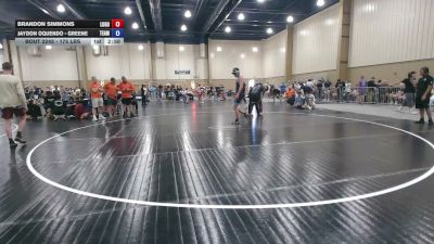 175 lbs Round Of 16 - Brandon Simmons, Lugo Wrestling Club vs Jaydon Oquendo - Greene, Team Barracuda