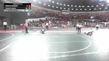 78 lbs Cons. Round 5 - Oakley Mack, Lodi Wrestling Club vs Merick Monsen, Oregon Wrestling Club