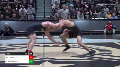 157 lbs Final - Will Lewan, Michigan vs Luke Weiland, Army