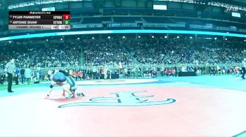 D2-157 lbs Champ. Round 1 - Tyler Parmeter, Cedar Springs vs Antoine Shaw, Waterford Kettering