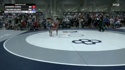 50 kg Champ. Rd Of 16 - Alejandra Corral, Menlo Wrestling Club vs Valarie Solorio, Iowa Women's Wrestling Club/ Titan Mercury Wrestling Club