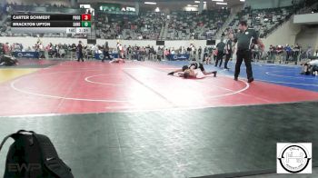 88 lbs Round Of 32 - Carter Schmedt, Prodigy Elite Wrestling vs Brackton Upton, Sand Springs Jr High
