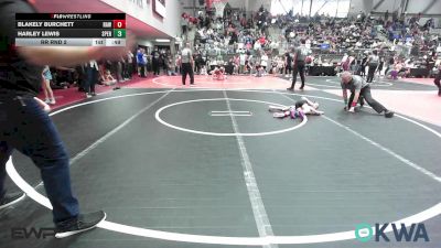 43 lbs Rr Rnd 2 - Blakely Burchett, Raw Wrestling Club vs Harley Lewis, Sperry Wrestling Club