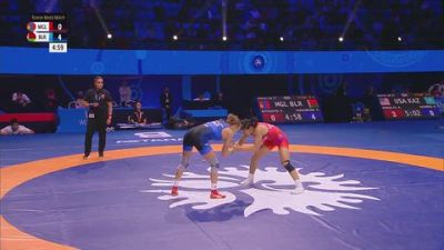 57 kg Final 3-5 - Khulan Batkhuyag, Mongolia vs Iryna Kurachkina, Belarus