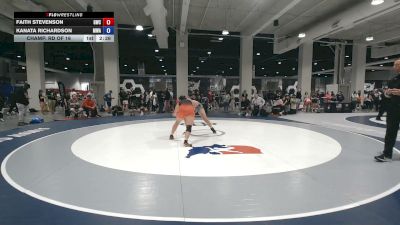 190 lbs Champ. Rd Of 16 - Faith Stevenson, Grindhouse Wrestling Club vs Kanata Richardson, Michigan Wrestling Academy