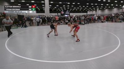 120 lbs Champ. Rd Of 32 - Clayton Birkholz, No Nonsense Wrestling vs Ethan Escobar, Granite Wrestling Club