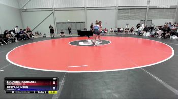 155 lbs Round 4 (6 Team) - Eduarda Rodrigues, California Blue vs Desza Munson, Colorado