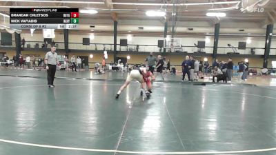 141 lbs Consi Of 8 #2 - Brandan Chletsos, Rutgers vs Nick Vafiadis, Navy